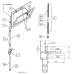BRAÇO PARA BASCULANTE 41583 D